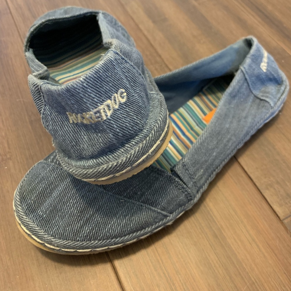 Rocket Dog denim slip ons